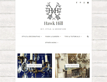 Tablet Screenshot of hawk-hill.com